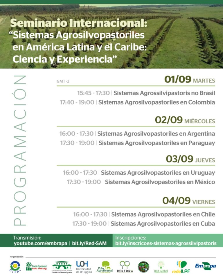 Seminario Internacional Sistemas Agrosilvopastoriles en América Latina y el Caribe sociedad producción animal sochipa