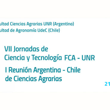 VII Jornadas de Ciencia y Tecnología FCA UNR