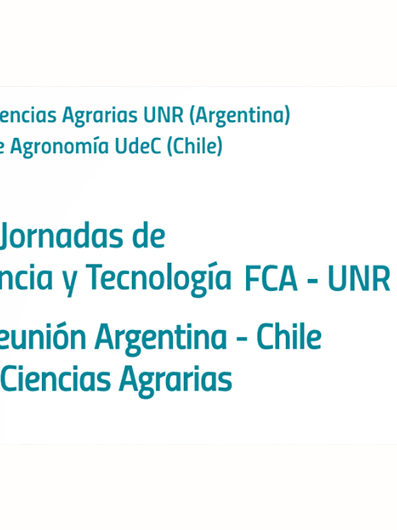 VII Jornadas de Ciencia y Tecnología FCA UNR VII Jornadas de Ciencia y Tecnología FCA UNR