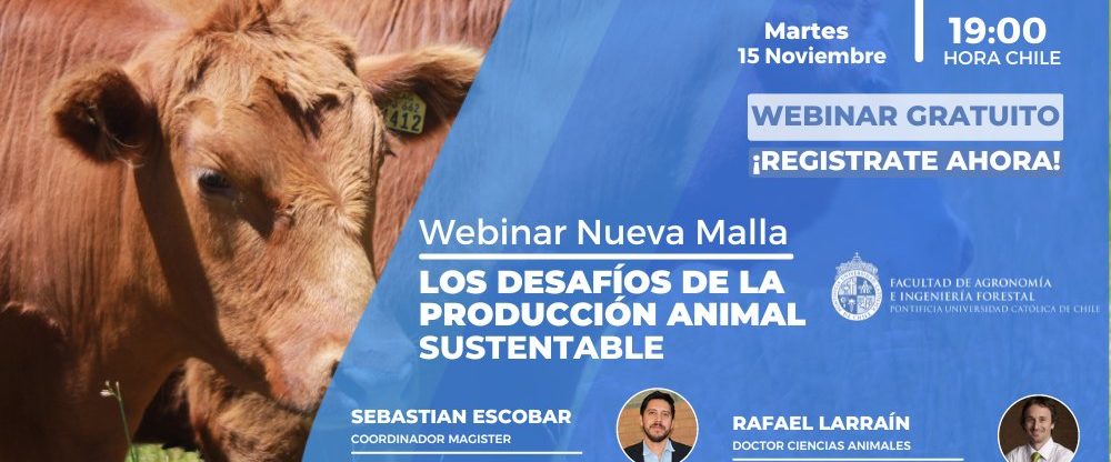Webinar Los desafíos de la producción animal sustentable Webinar Los desafíos de la producción animal sustentable